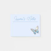 Post-it® Bijoux papillon Opale et argent (Devant)