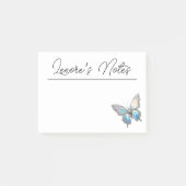 Post-it® Bijoux papillon Opale et argent (Devant)