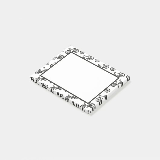 Post-it® Bikes Post-It Notes (Incliné)