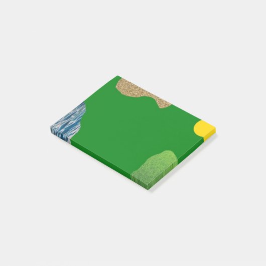 Post-it® Billet 3x4 sur le thème du golf qu'il note (Incliné)