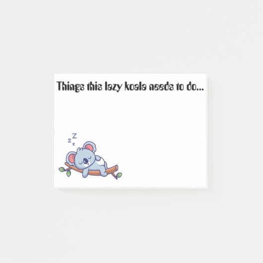 Post-it® Billet amusant il note (Devant)