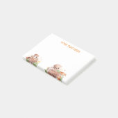 Post-it® Billet comestible Il Notes Beaux Animaux Joyeux Vi (Incliné)