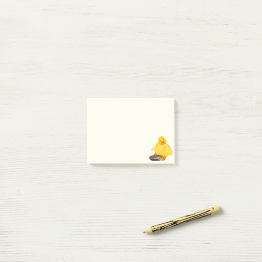 Post-it® Billet de caniche jaune Il Notes (Sur un bureau)