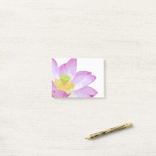 Post-it® billet de fleurs il note (Sur un bureau)