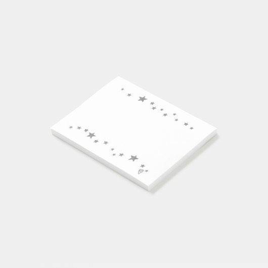 Post-it® Billet Frontière Silver Stars Lively Notes It (Incliné)