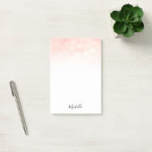Post-it® billet personnalisé rose il note collant (Bureau)