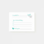 Post-it® billet quotidien note une gratitude (Devant)