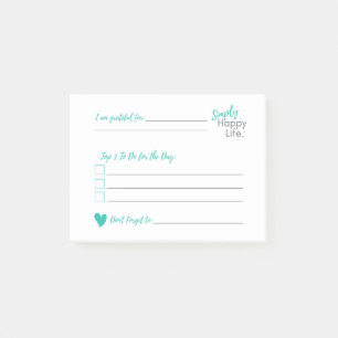 Post-it® billet quotidien note une gratitude
