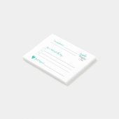 Post-it® billet quotidien note une gratitude (Incliné)