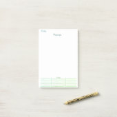Post-it® Billet quotidien Sketch Planner Stick il note (Sur un bureau)