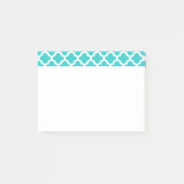 Post-it® Billet Turquoise Il Notes (Devant)