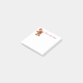 Post-it® Billets de vacances à Gingerbread Homme (Incliné)