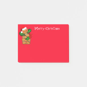 Post-it® Billets de vacances à Gingerbread Homme
