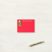 Post-it® Billets de vacances à Gingerbread Homme (Sur un bureau)