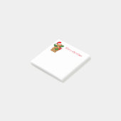 Post-it® Billets de vacances à Gingerbread Homme (Incliné)