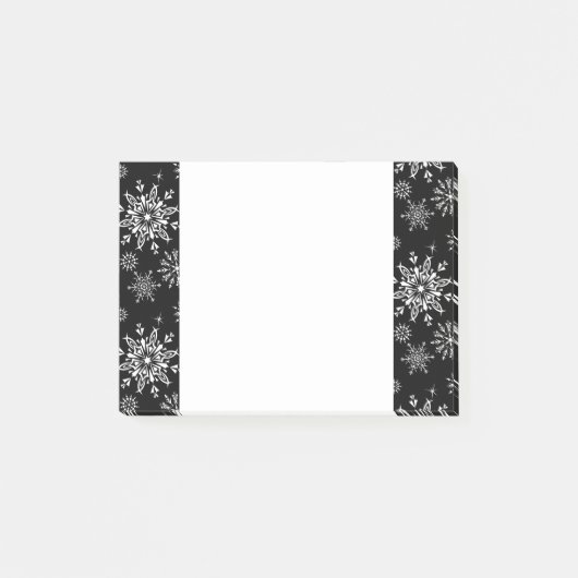 Post-it® Billets de vacances-Snowflakes (Devant)