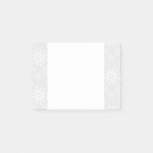 Post-it® Billets de vacances-Snowflakes (Devant)