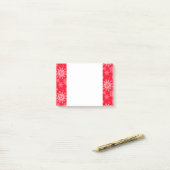 Post-it® Billets de vacances-Snowflakes (Sur un bureau)