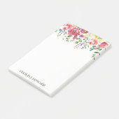 Post-it® Billets post-it de la couronne de germes de fleurs (Incliné)