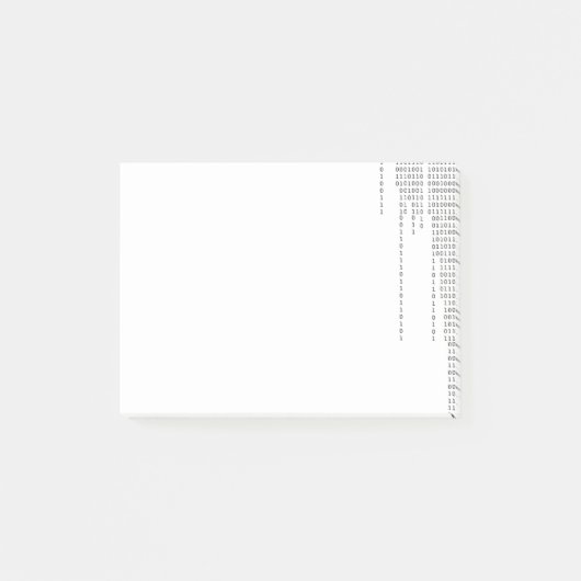 Post-it® Binaire de cascade (Devant)