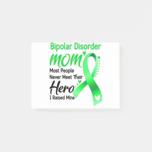 Post-it® Bipolaires disorder Awareness Month Ribbon (Devant)