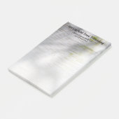 Post-it® Birch Bark Rustic Nature Nom personnalisé (Incliné)