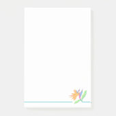 Post-it® Bird of Paradise Post It Notes (Devant)