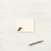 Post-it® Birdorable Aracari vert (Sur un bureau)