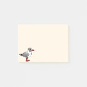 Post-it® Birdorable Gris-a dirigé la mouette (Devant)