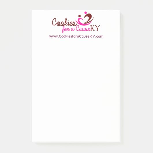 Post-it® Biscuits pour une cause KY bloc - notes 4 x 6 (Devant)
