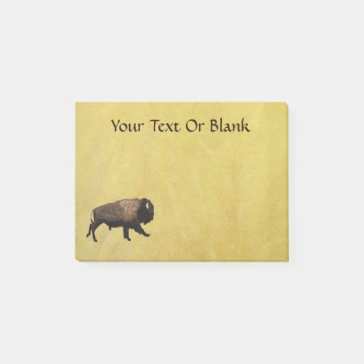 Post-it® Bison galopant (Devant)