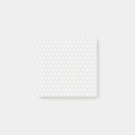 Post-it® Bitcoin Blanc (Devant)