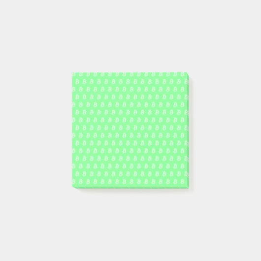 Post-it® Bitcoin Vert (Devant)