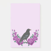 Post-it® Black Birds Roses et Raven (Devant)