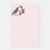 Post-it® Black Birds Roses et Raven Notes (Devant)