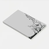 Post-it® Black Birds The Ravens Sticky Post-it Notes (Incliné)