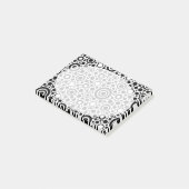 Post-it® Black Dots & Circle Pattern + your text & backgr. (Incliné)