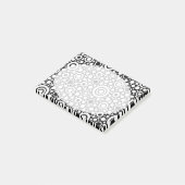 Post-it® Black Dots & Circles Grid + your backgr. & (Incliné)