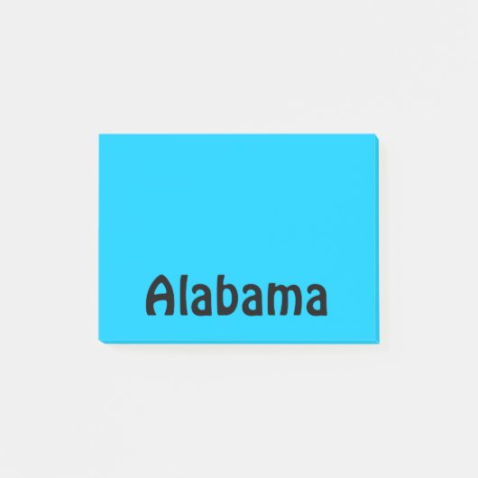 Post-it® Black et Aqua personnalisés (Devant)