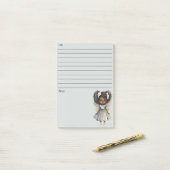 Post-it® Black Fairy Girl Poster (Sur un bureau)