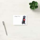 Post-it® Black Lab Holiday - Amoureux des chiens - Black La (Bureau)