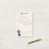 Post-it® Black Lab Pirate (Sur un bureau)