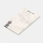 Post-it® Black Lab Pirate (Incliné)