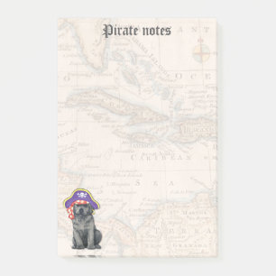 Post-it® Black Lab Pirate