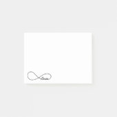 Post-it® Black Love Infinity PostIt (Devant)