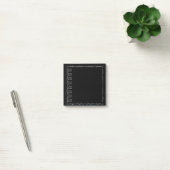 Post-it® Black Notes with White To Do Boxes (Bureau)