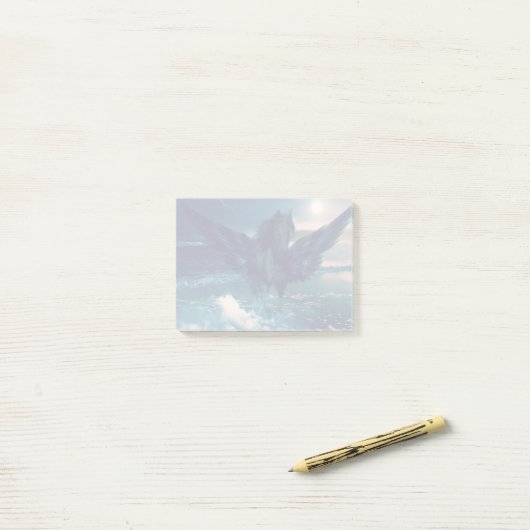 Post-it® Black Pegasus Emerging (Sur un bureau)