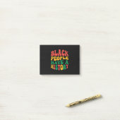 Post-it® black_people_have_a_history_01 (Sur un bureau)