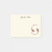 Post-it® Black & Red Japanese Koi Fish Artistic (Devant)