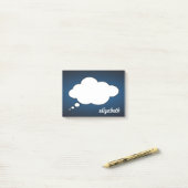 Post-it® Blackboard Talk Bubble Nom personnalisé (Sur un bureau)